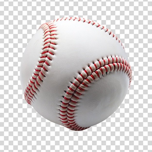 PSD baseball isolated on transparent background