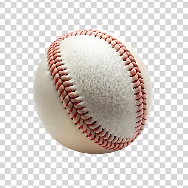 PSD baseball isolated on transparent background