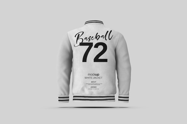 Baseball jacket mockup