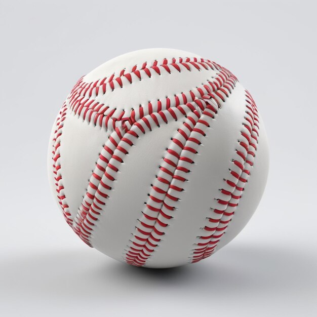 Baseball psd on a white background