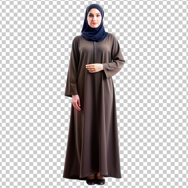 basic abaya transparent background
