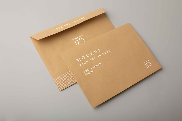 Basic envelope mockup design