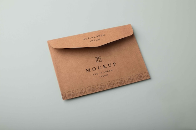 Basic envelope mockup design