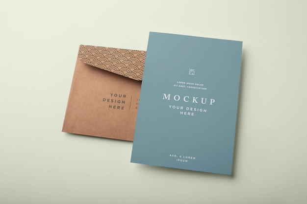 Basic envelope mockup design