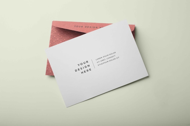 PSD basic envelope mockup design