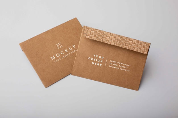 PSD basic envelope mockup design