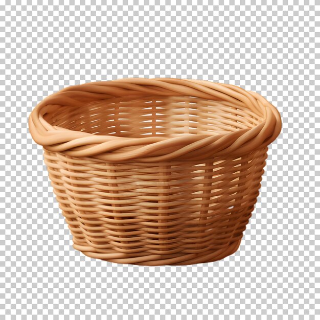 Basket png isolated on transparent background