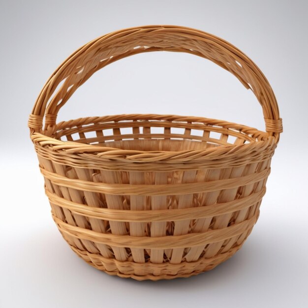 Basket psd on a white background