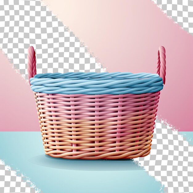 PSD basket for storing items transparent background