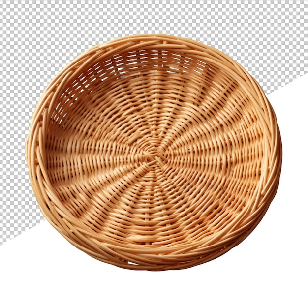 A basket with a basket on a checkered background