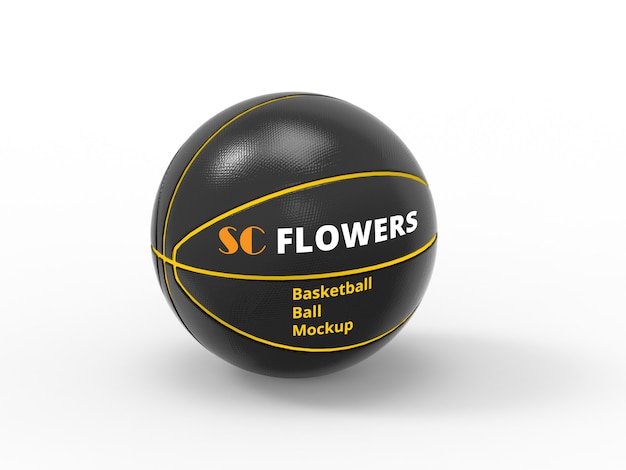 Basketbal bal mockup