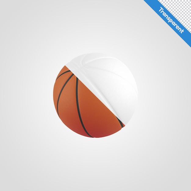 PSD illustrazione 3d di basket