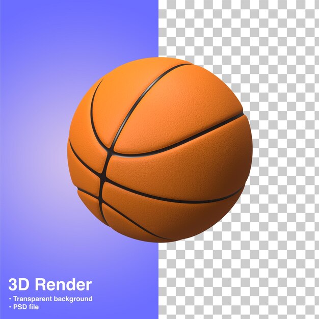 Rendering 3d di basket