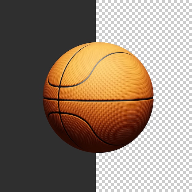 Rendering 3d di palla da basket