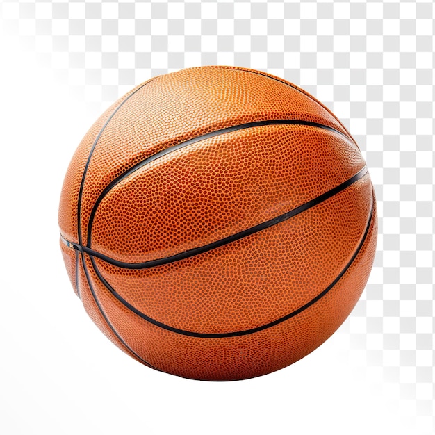 PSD palla da basket su sfondo trasparente