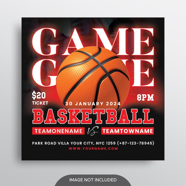 Basketball flyer