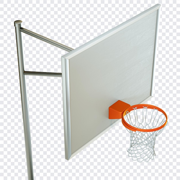 PSD basketball hoop basketball element basketball hoop tilted from left to right for composition