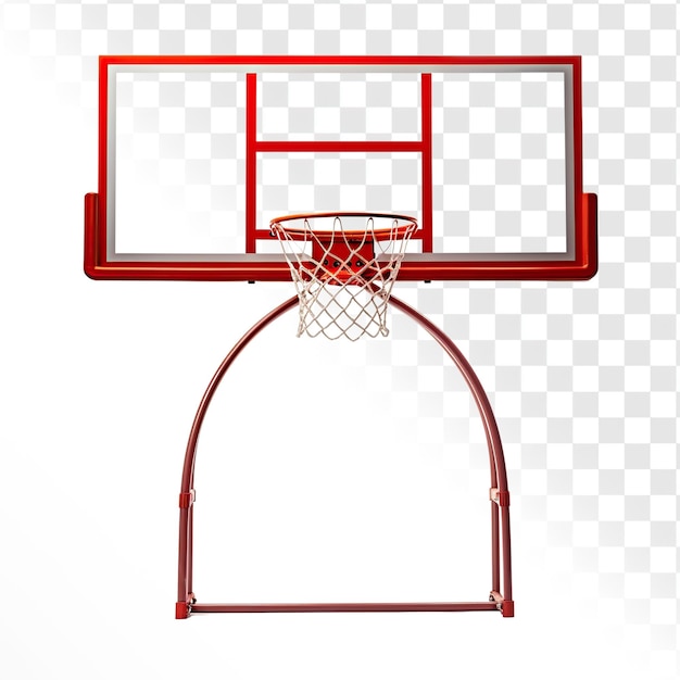 PSD basketball hoop isolated on transparency background