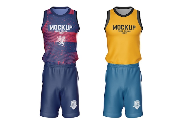 Basketball kit mockup