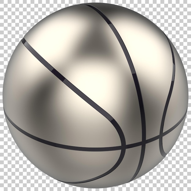 PSD basketball metallic ball