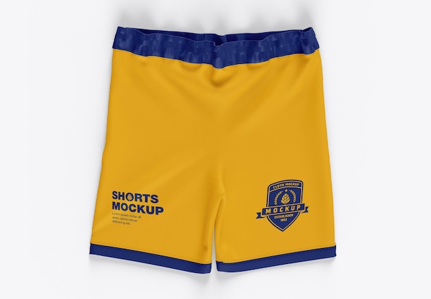 Basketball shorts mockup