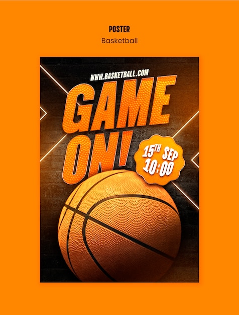 basketball template design