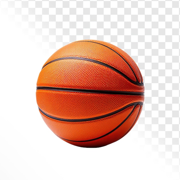 A basketball on transparency background