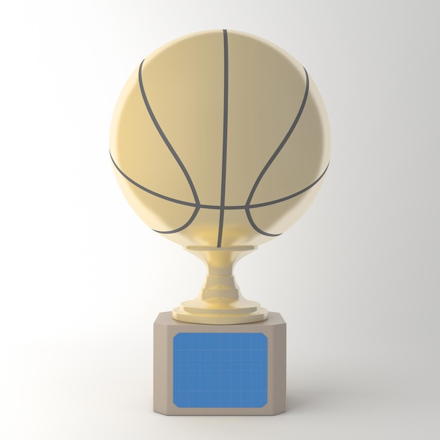 Basketbaltrofee voorzijde