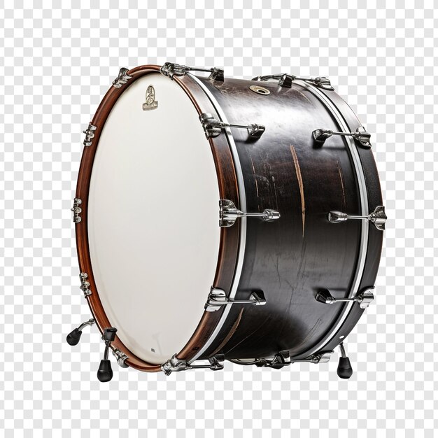 PSD bass drum isolated on transparent background