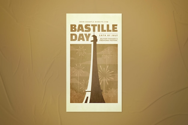 Bastille day instagram story