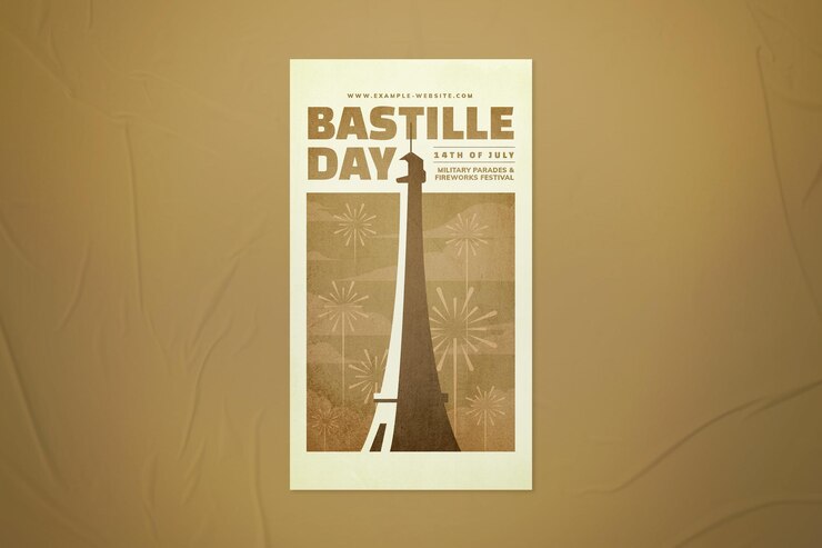 PSD bastille day instagram story