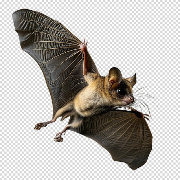 PSD bat appreciation day and bats flying isolated on transparent background