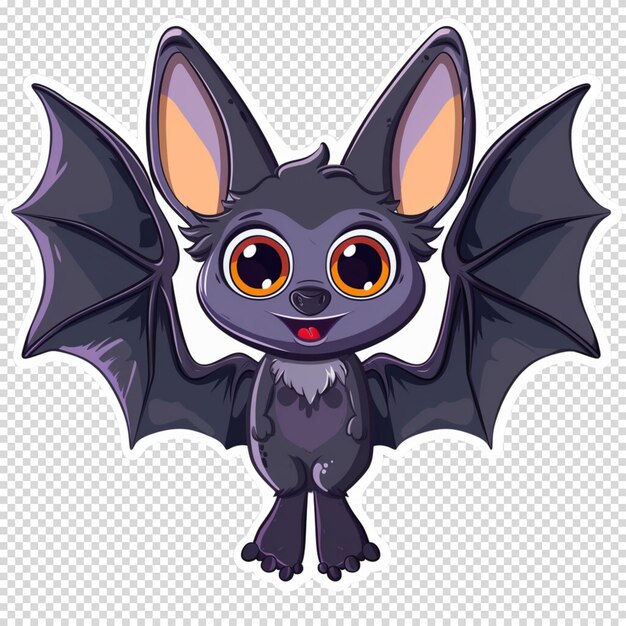 PSD bat appreciation day and bats flying isolated on transparent background