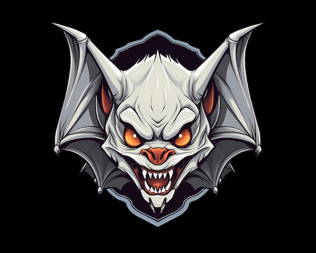 Bat art illustraties voor logo stickers tshirt design poster enz.