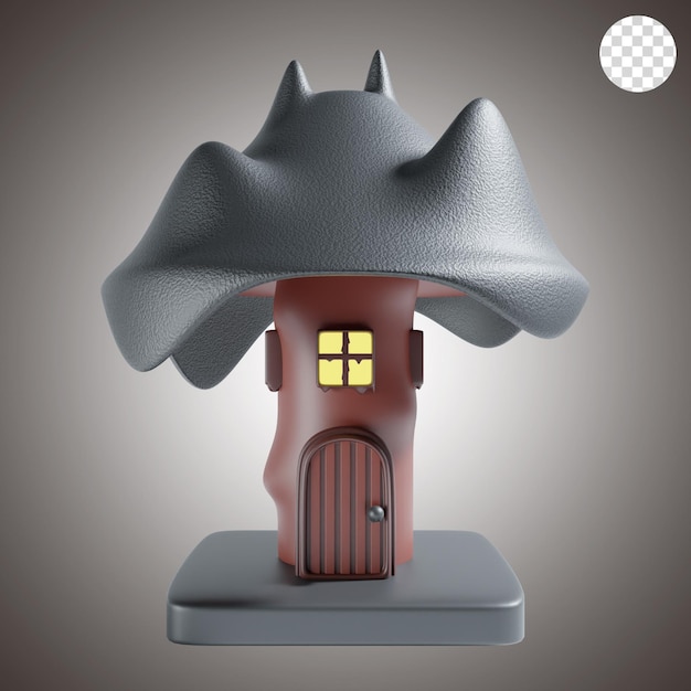 PSD pipistrello spaventoso halloween rendering 3d