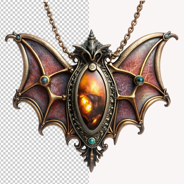 PSD bat shape pendant png