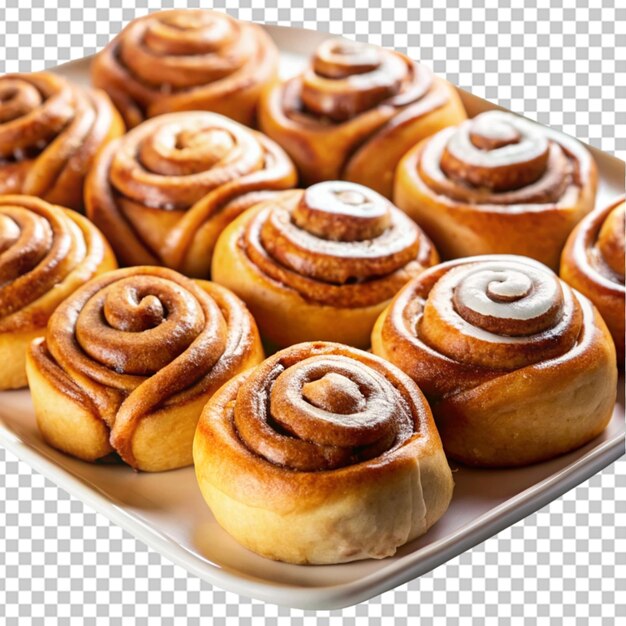 A batch of cinnamon rolls fresh from the oven