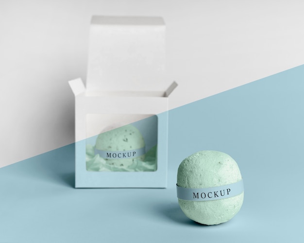 Bath bomb branding concept