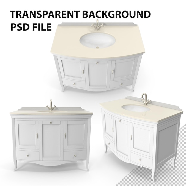 PSD bathroom furniture png