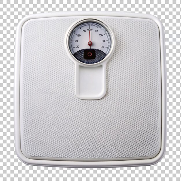 PSD bathroom scale on transparent background