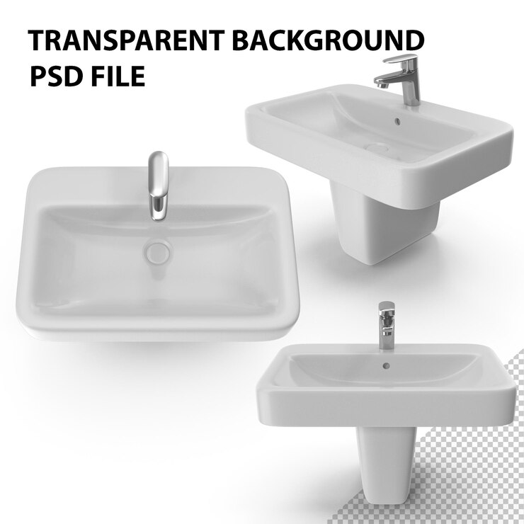 PSD bathroom sink png