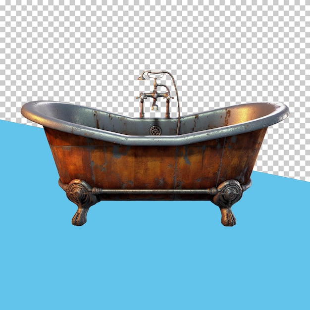 PSD bathtub isolated object transparent background