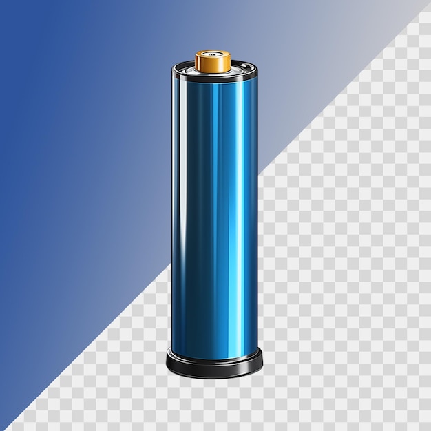 PSD battery isolated on transparent background