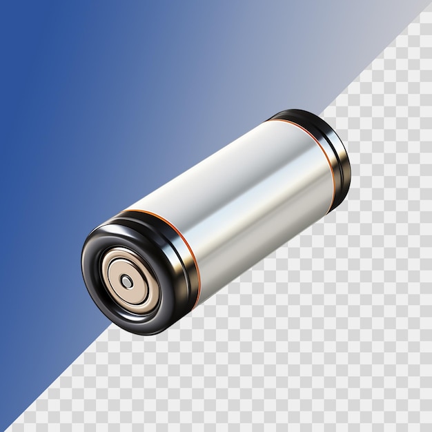 PSD battery isolated on transparent background