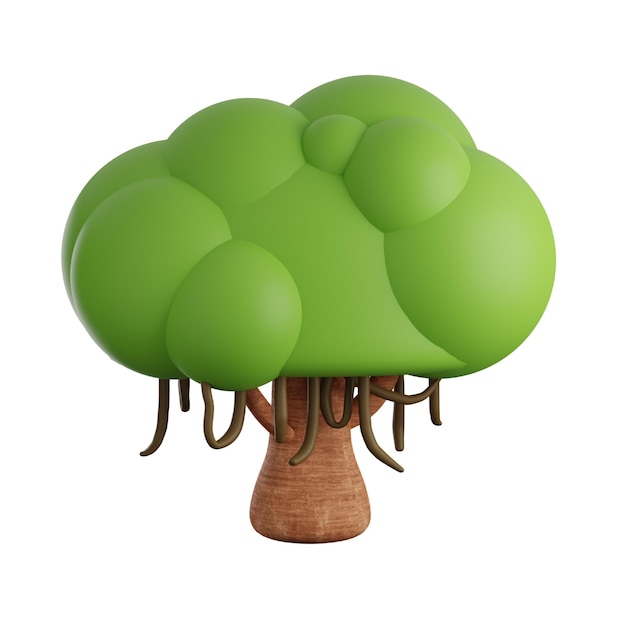 Bayan tree 3d icon