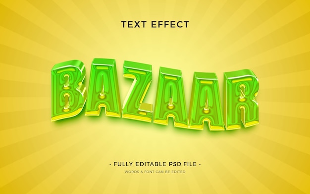 PSD bazaar text effect