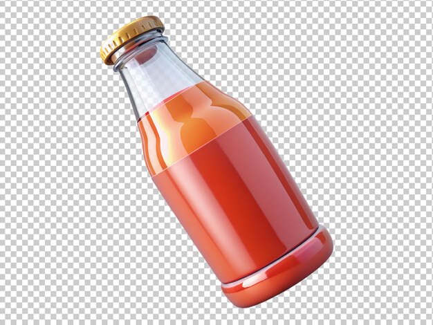 PSD bbq sauce bottle