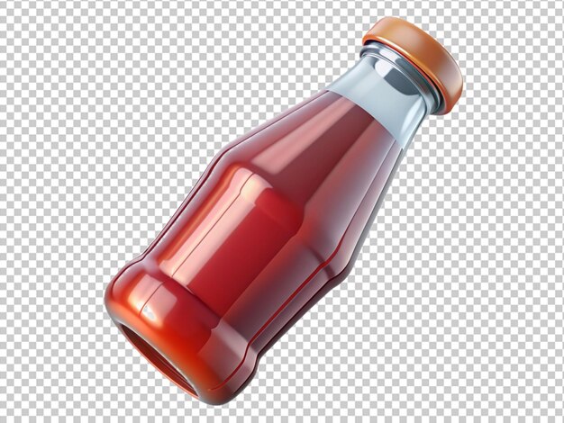 PSD bbq sauce bottle