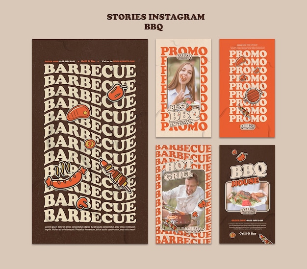 Bbq template design