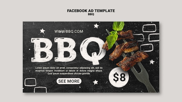 PSD bbq template design